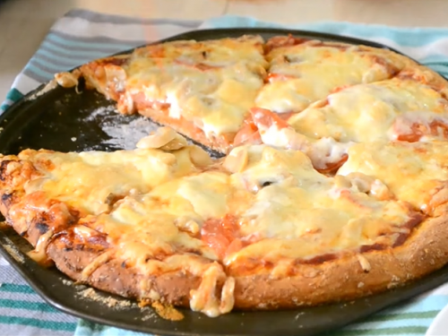 no-knead whole pizza dough recipe