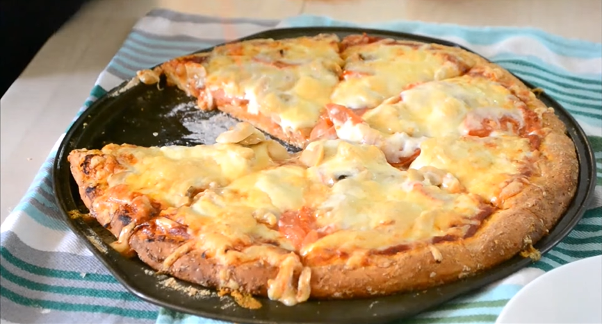 no-knead whole pizza dough recipe