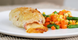 oven baked chicken cordon bleu recipe