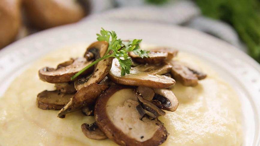 oven baked creamy cheese polenta recipe