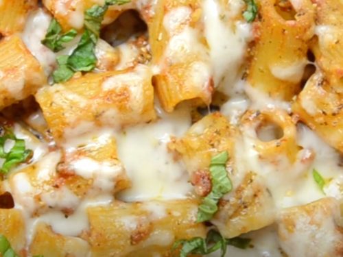 Oven-Baked Four Cheese Rigatoni Rosa Recipe