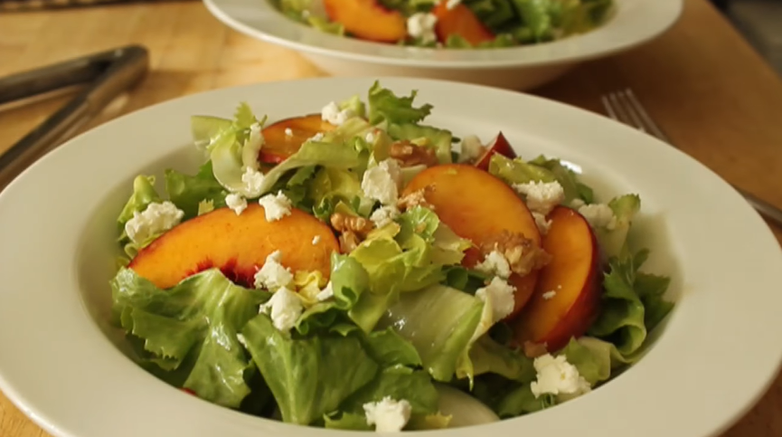 peach and escarole salad recipe