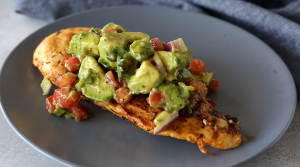 pesto grilled chicken avocado salad recipe