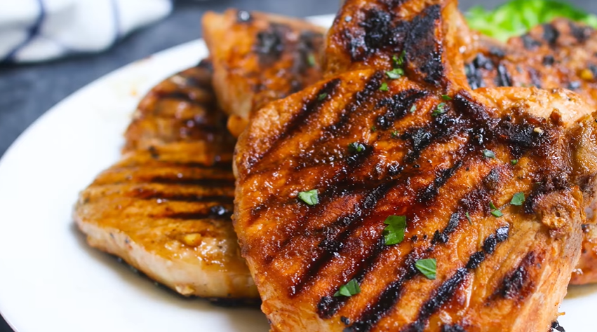 pomegranate marinated pork chops recipe