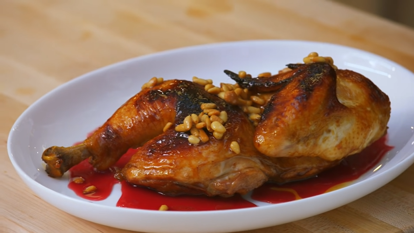 Pomegranate Molasses-Glazed Turkey Recipe