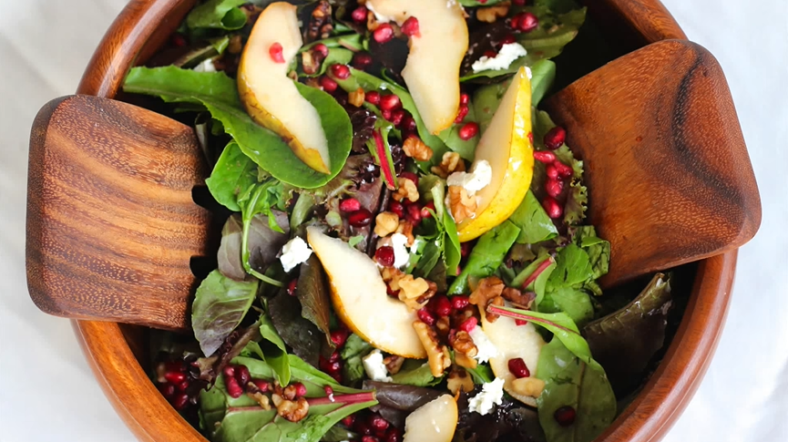 pomegranate pear and avocado salad recipe