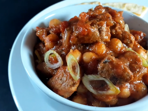 pork and chickpea stew with orange and cumin recipe