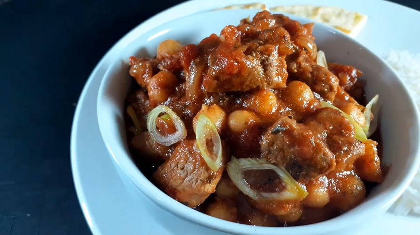 pork and chickpea stew with orange and cumin recipe