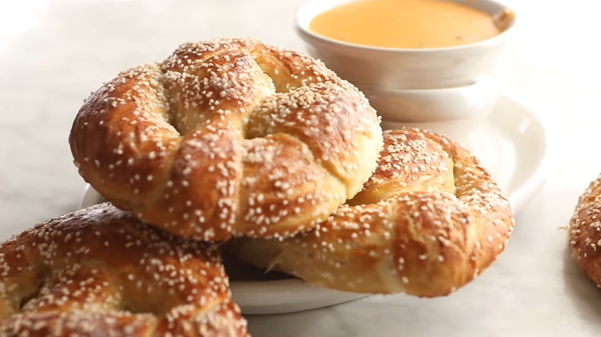 pumpkin praline soft pretzels recipe