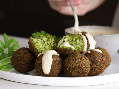 quick and easy herbed falafel recipe