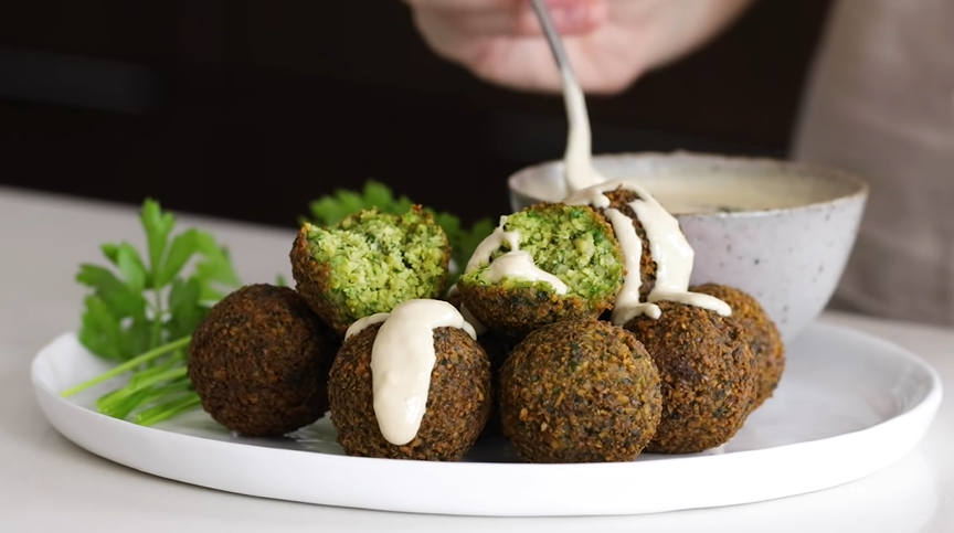 quick and easy herbed falafel recipe