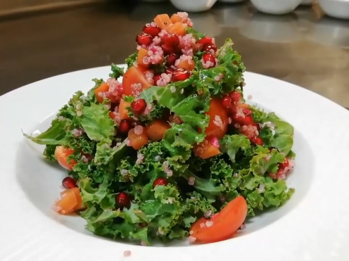 quinoa salad with sweet potato and kale recipe