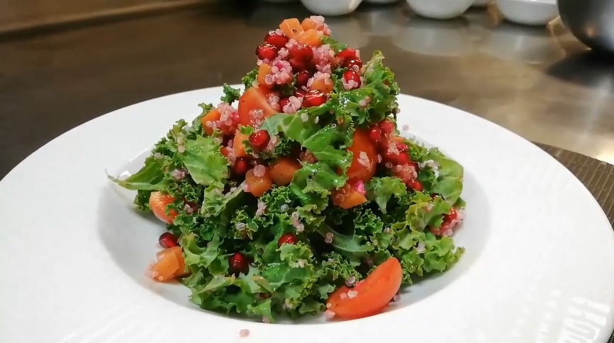 quinoa salad with sweet potato and kale recipe