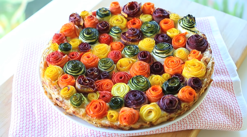 rainbow carrot roses recipe