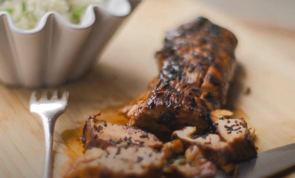 Kitchen Workhorse Roast Pork Tenderloin with Asian Glaze Recipe