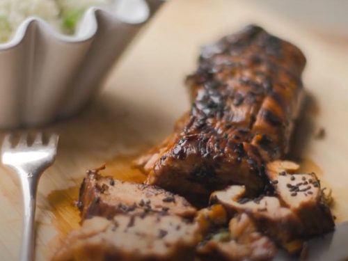 Kitchen Workhorse Roast Pork Tenderloin with Asian Glaze Recipe