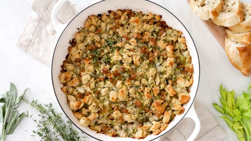 sausage herb stuffing recipe