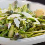 Shaved Raw Asparagus Salad with Parmesan Dressing Recipe