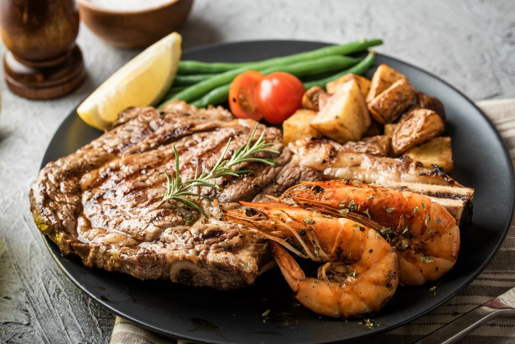 skillet garlic butter steak and shrimp recipe