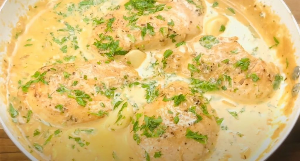 Skillet Garlic Chicken Recipe