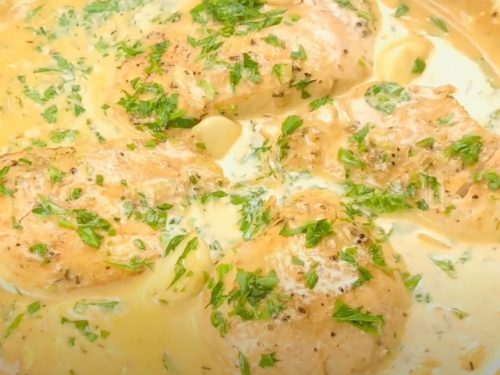 Skillet Garlic Chicken Recipe