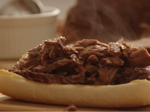 slow cooker french dip sandwich recipe