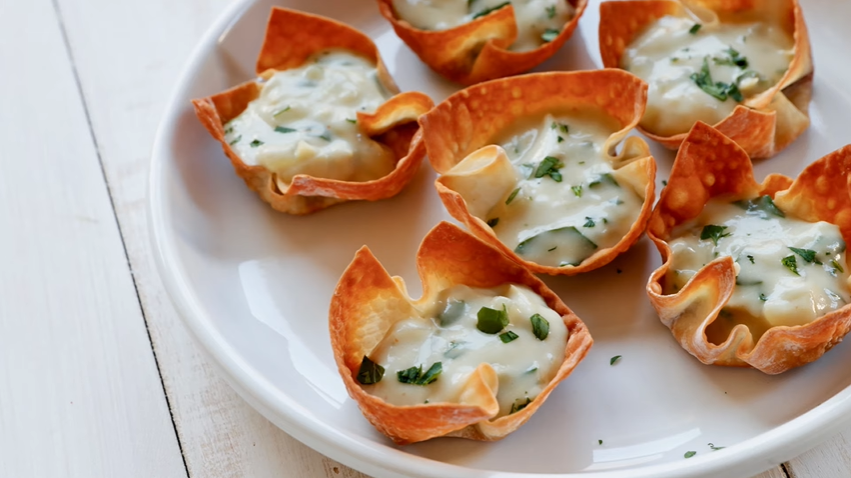 spinach artichoke wontons recipe