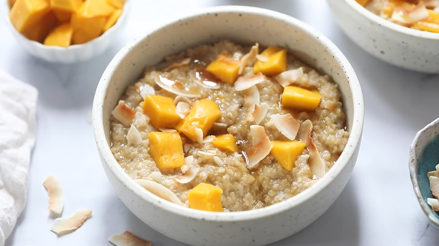 steel cut oatmeal with maple syrup, currants and coconut recipe