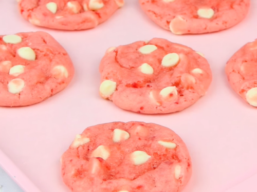 strawberry white chocolate chip cookies recipe