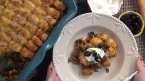 taco tater tot casserole recipe