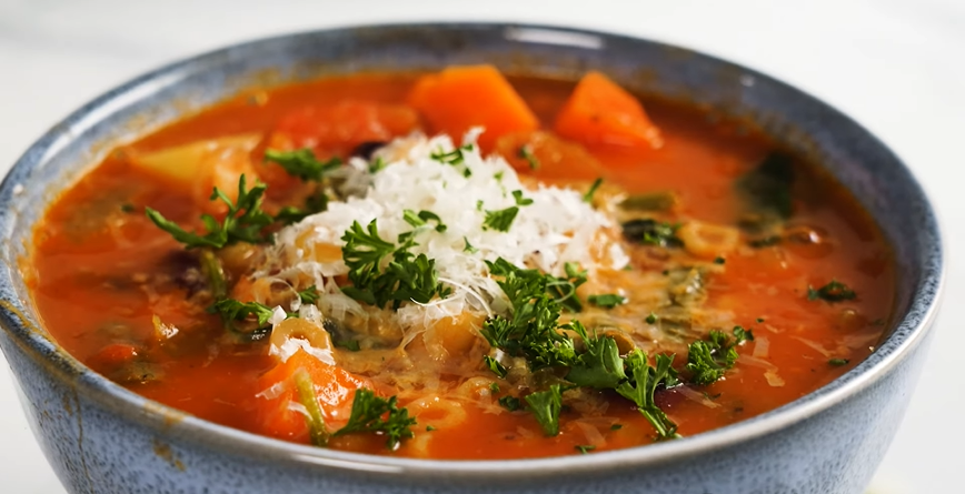 thick minestrone soup recipe