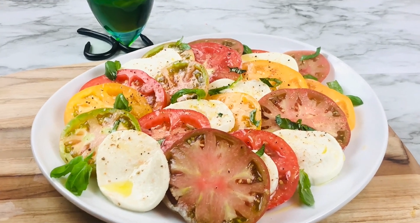 tomato salad with mozzarella recipe