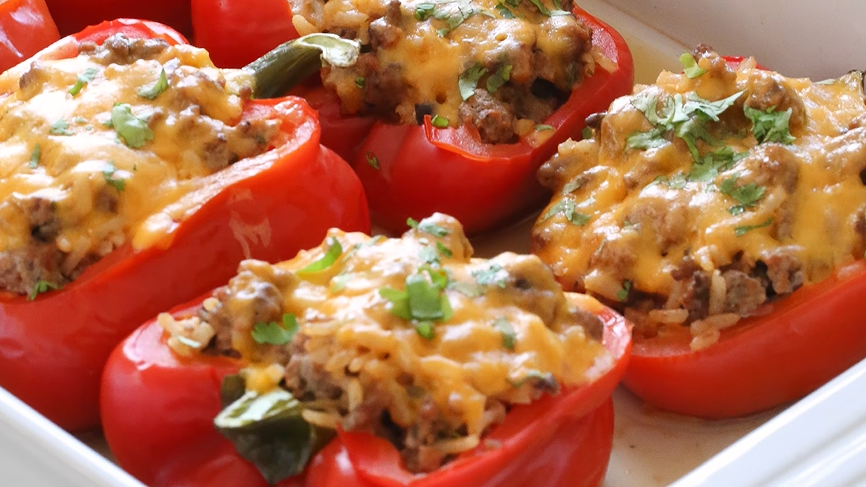 turkey stuffed peppers recipe