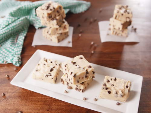 white chocolate cookie dough fudge recipe