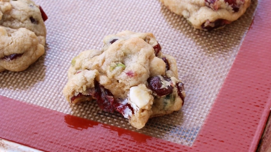 white chocolate cranberry pistachio cookies recipe