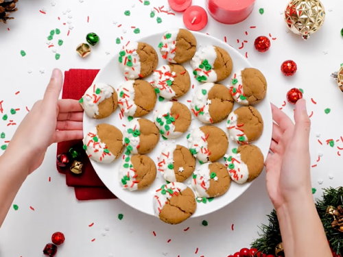 white chocolate dipped ginger cookies recipe