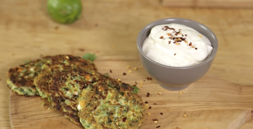 zucchini fritters with feta and dill recipe
