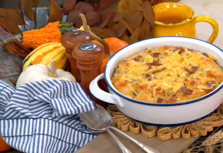 Egg Casserole Recipe With Sausages, Cooked In Crockpot