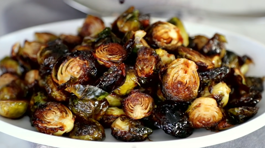 brussels sprouts with chestnuts and honey mustard dressing recipe
