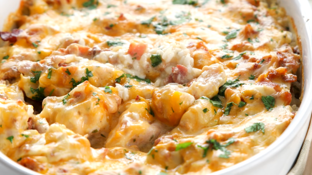 chicken bacon ranch casserole recipe