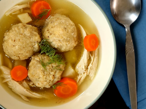 chicken soup with matzo balls recipe
