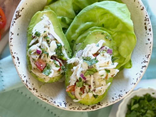 crab, avocado, and asparagus salad recipe