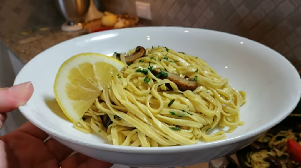 garlic herb linguine recipe