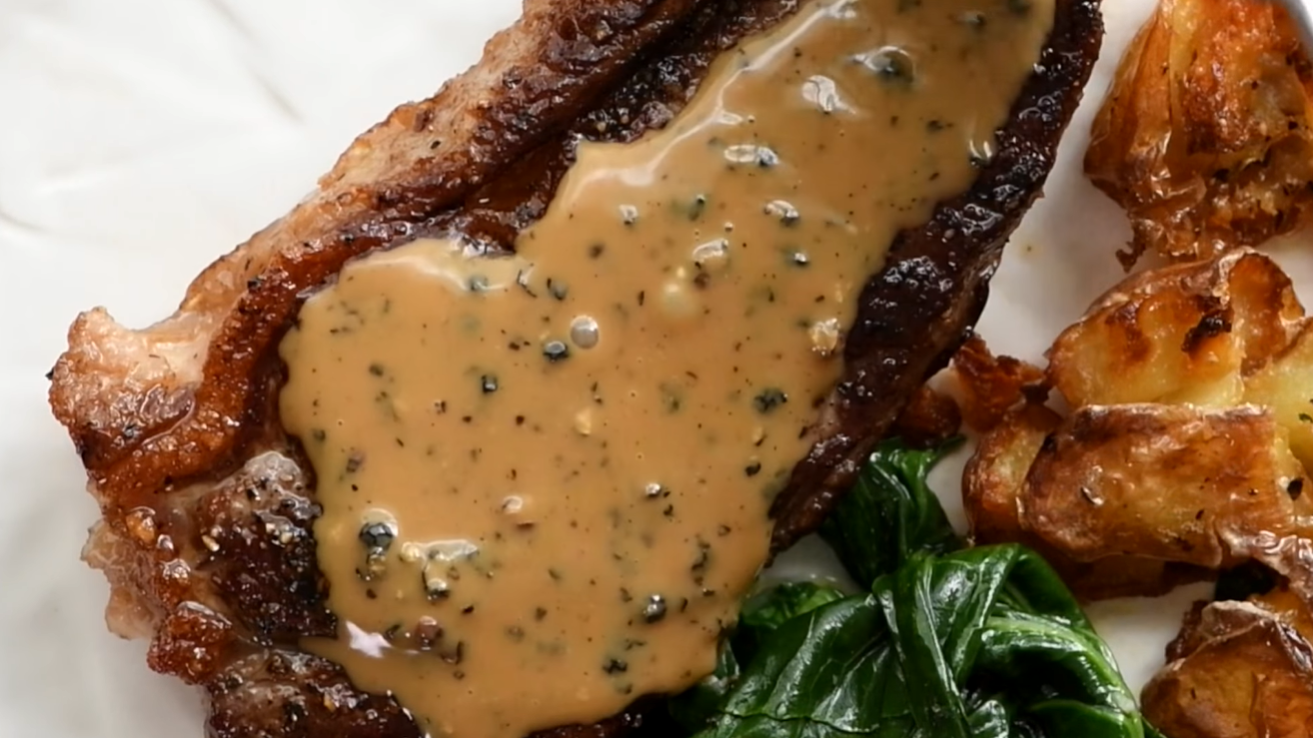 Pork Chops with Green Peppercorn Sauce Recipe