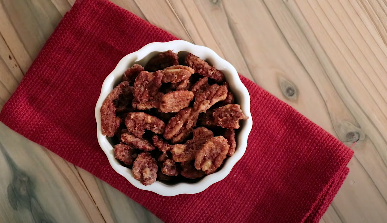 Roasted Cinnamon Sugar Candied Nuts