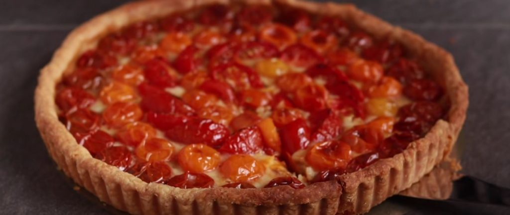 oven roasted tomato tart recipe