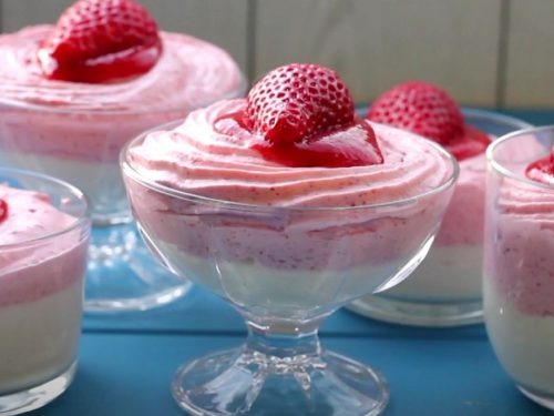 strawberry mousse with white chocolate recipe