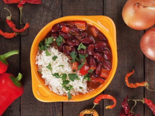 Vegan Red Beans and Rice Recipe, homemade red beans and rice, vegan red beans and rice